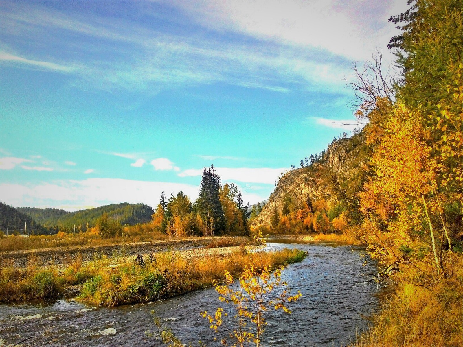 Autumn in Khakassia. - My, beauty of nature, Khakassia, Autumn