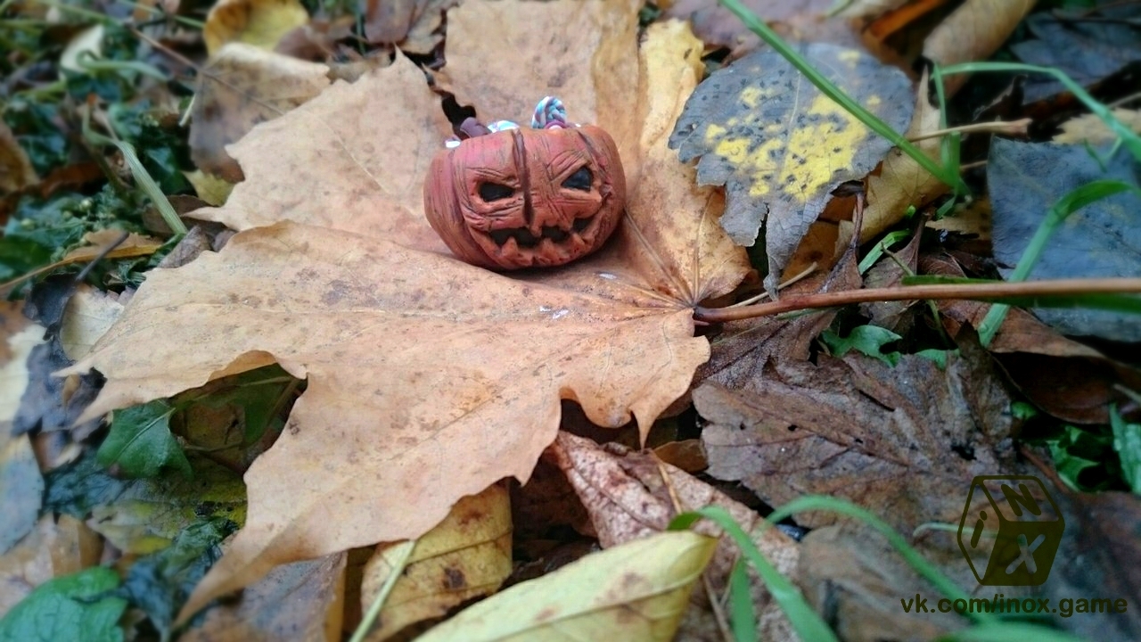 My pumpkin. - My, Pumpkin, Halloween, Handmade, Longpost