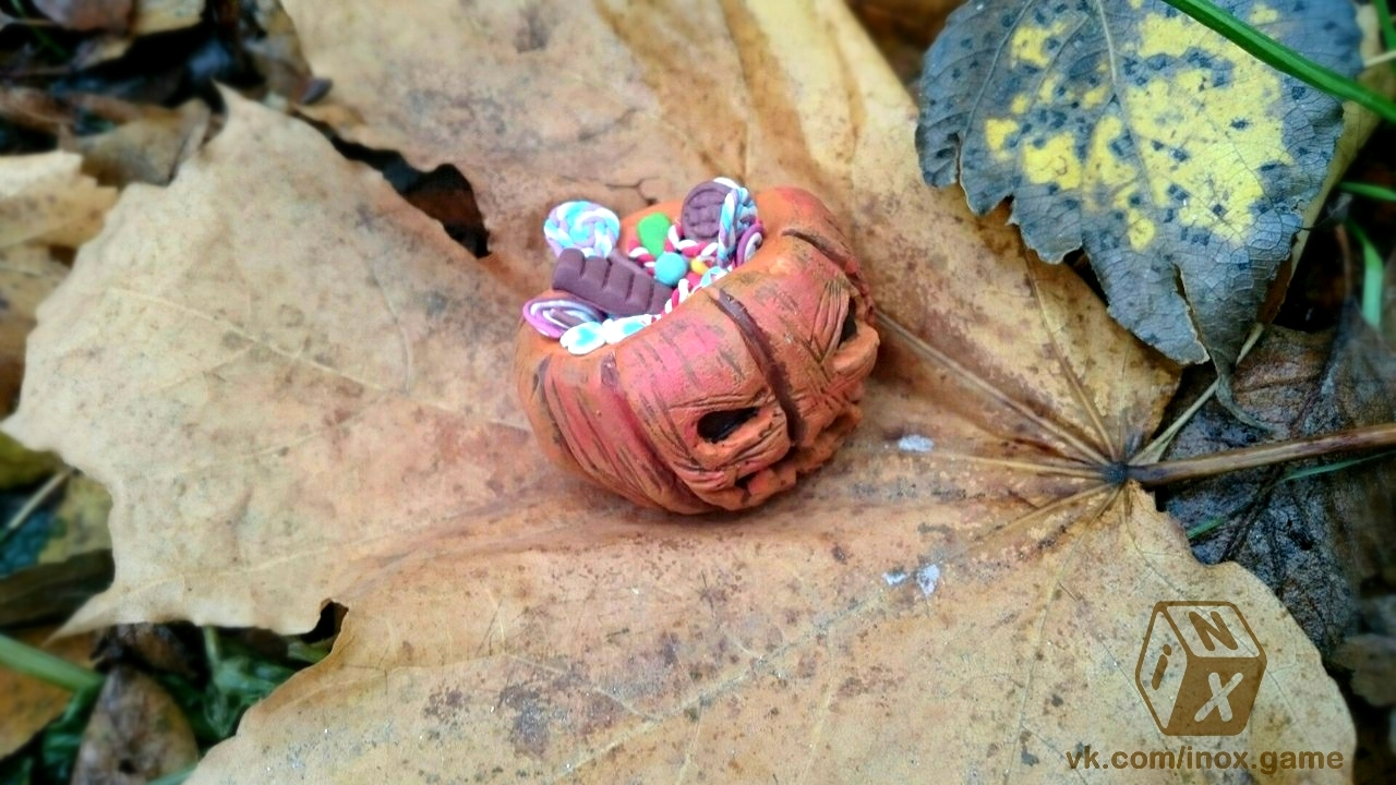 My pumpkin. - My, Pumpkin, Halloween, Handmade, Longpost