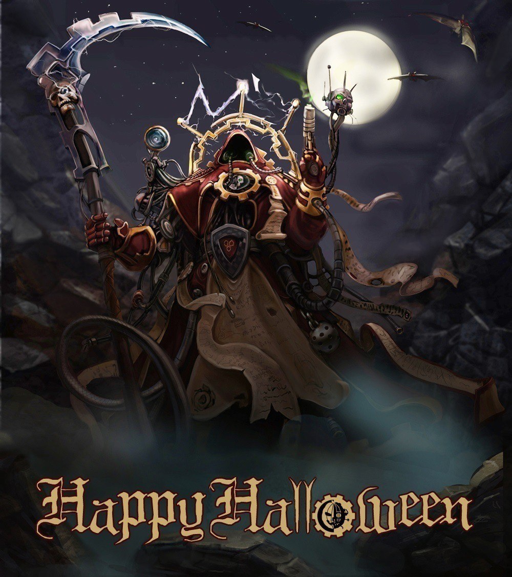 Happy Halloween by Comrade-Ogilvi - Warhammer 40k, Warhammer, Adeptus Mechanicus, Wh Art