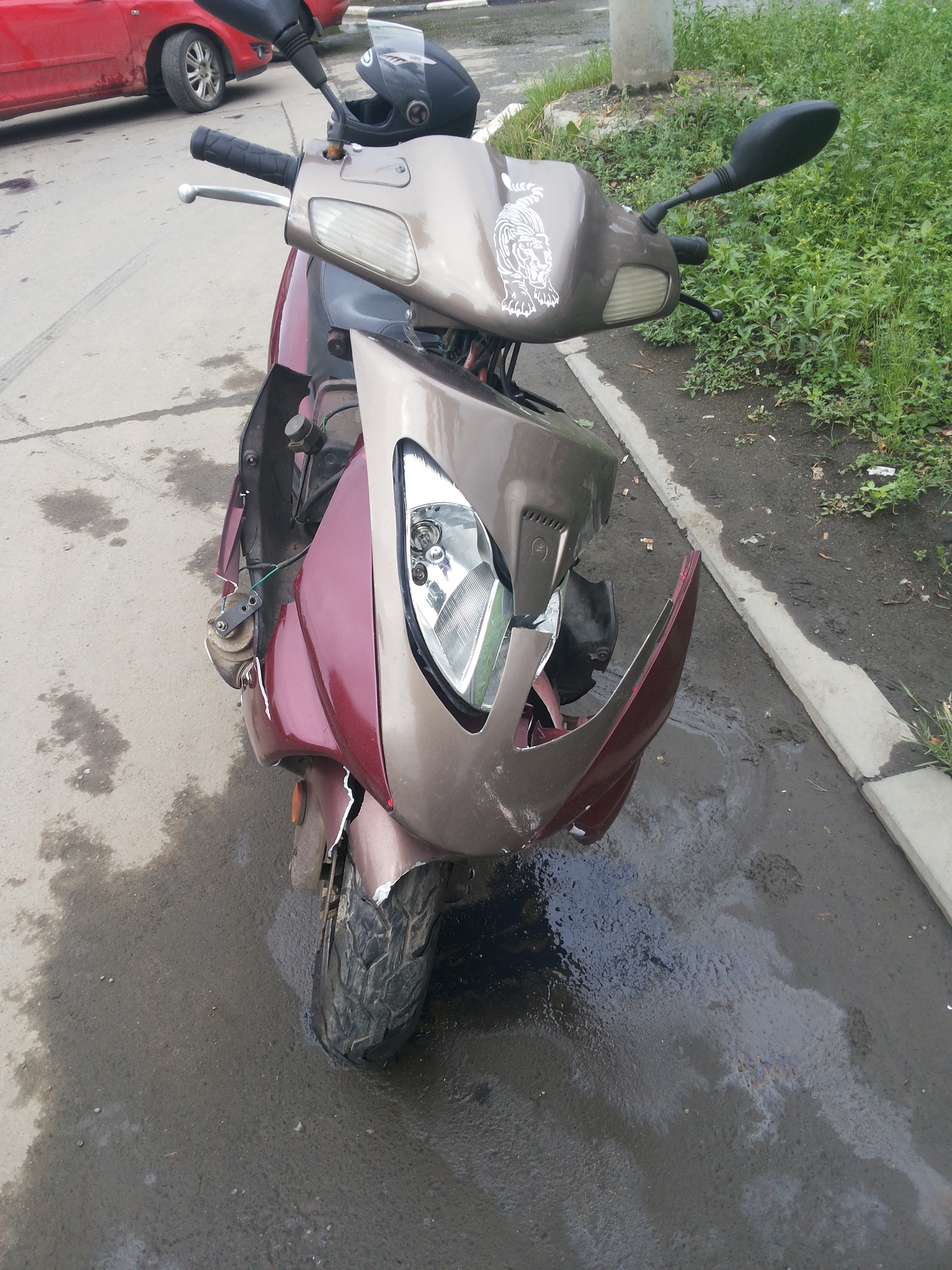 The story of one accident (Old bike) - My, Road accident, Yekaterinburg, Story, Karma, Longpost