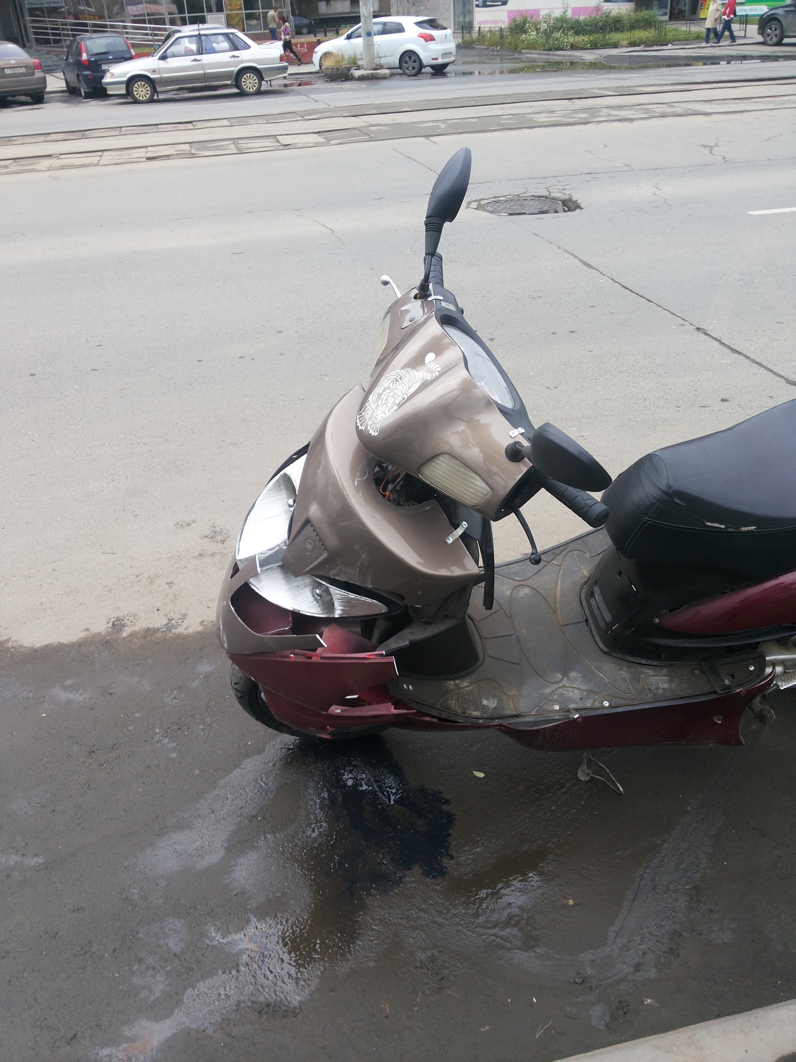 The story of one accident (Old bike) - My, Road accident, Yekaterinburg, Story, Karma, Longpost