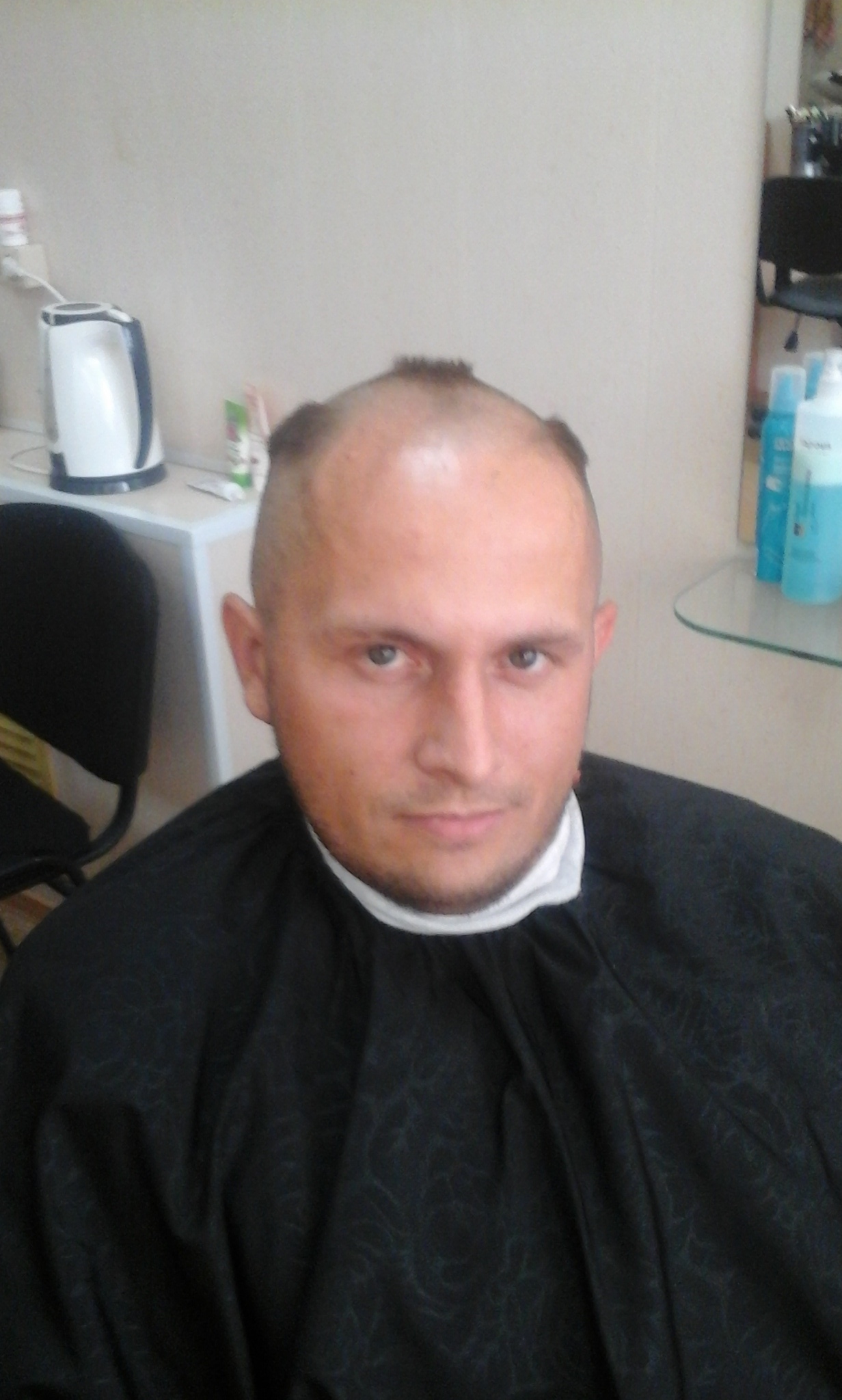 My hairdresser is funny... - My, Прическа, Humor