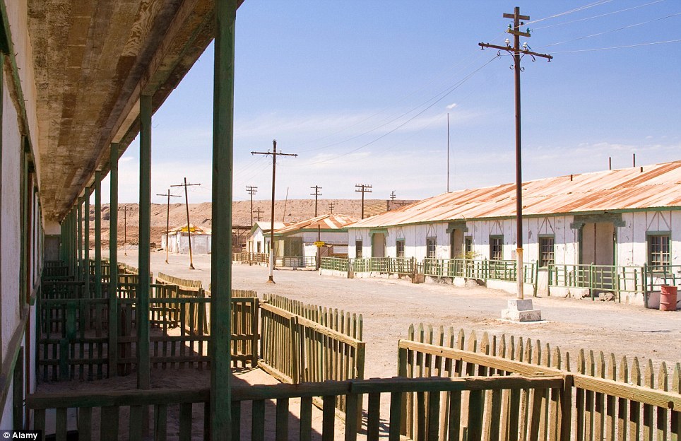 Abandoned mining town of Humberstone, Chile. - , mining town, Chile, , Abandoned, Longpost, Urbanphoto