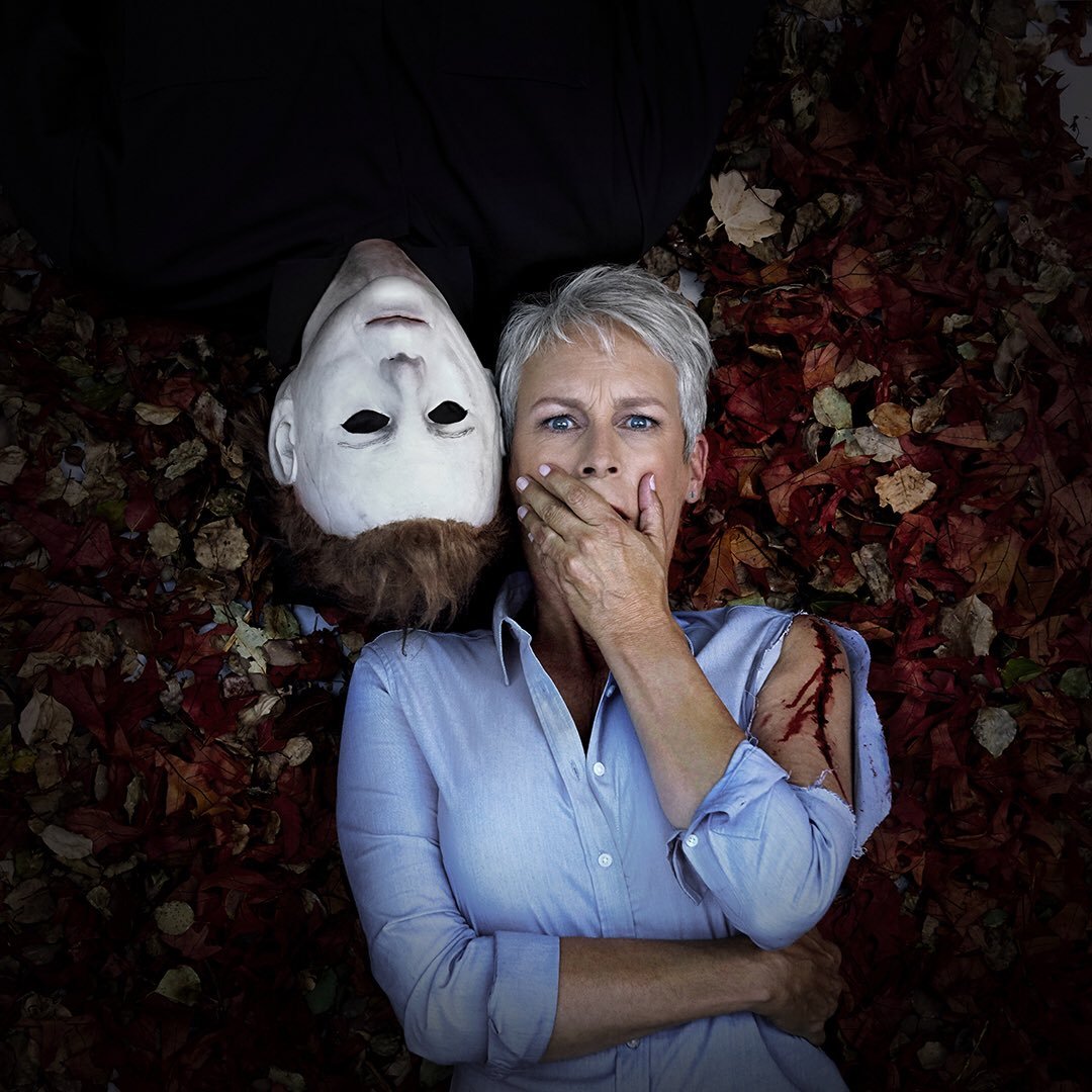 Jamie Lee Curtis shared a photo from the new Halloween - Halloween, , Jamie Lee Curtis, Horror, Horror, Sequel, John Carpenter, Danny McBride, Michael Myers (Halloween)