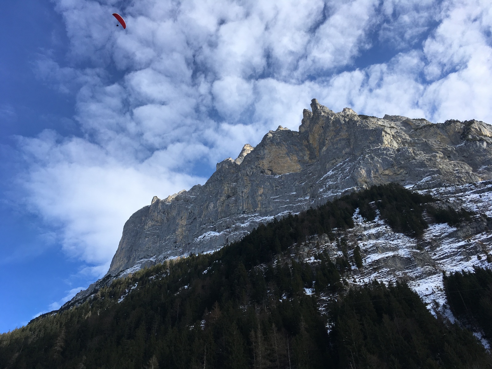 Parachutist - My, Travels, Switzerland, , Parachute