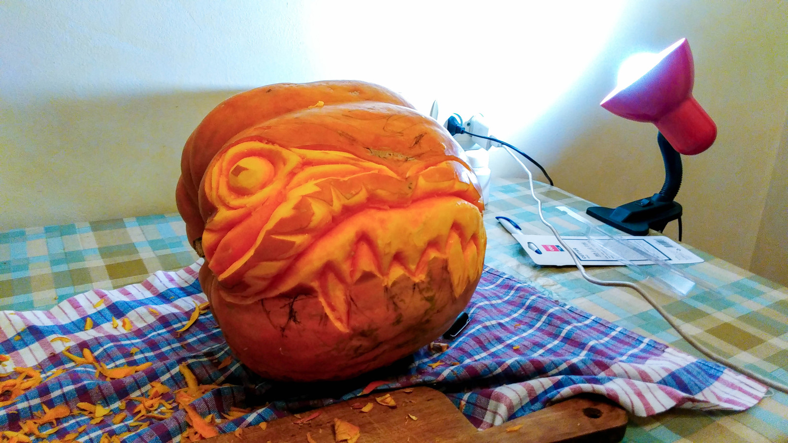 How I cut a pumpkin for Halloween. Long Post - My, Halloween pumpkin, Halloween, Longpost