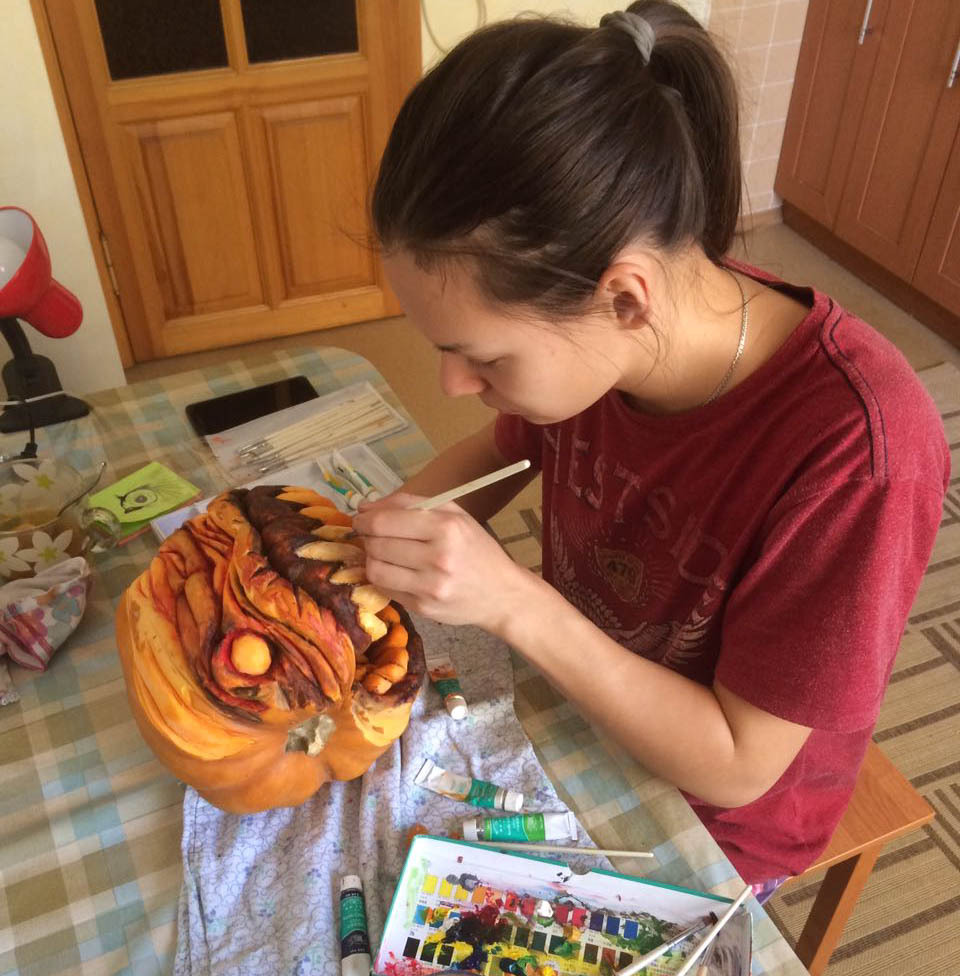 How I cut a pumpkin for Halloween. Long Post - My, Halloween pumpkin, Halloween, Longpost