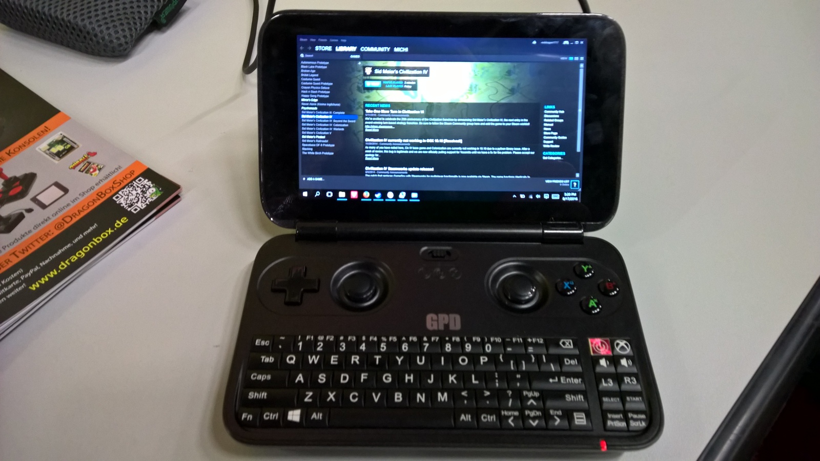 Идея для новогоднего подарка геймеру (GPD WIN) - Игры, Игровое железо, Gpd, Gpd WIN, Портативные консоли, Steam