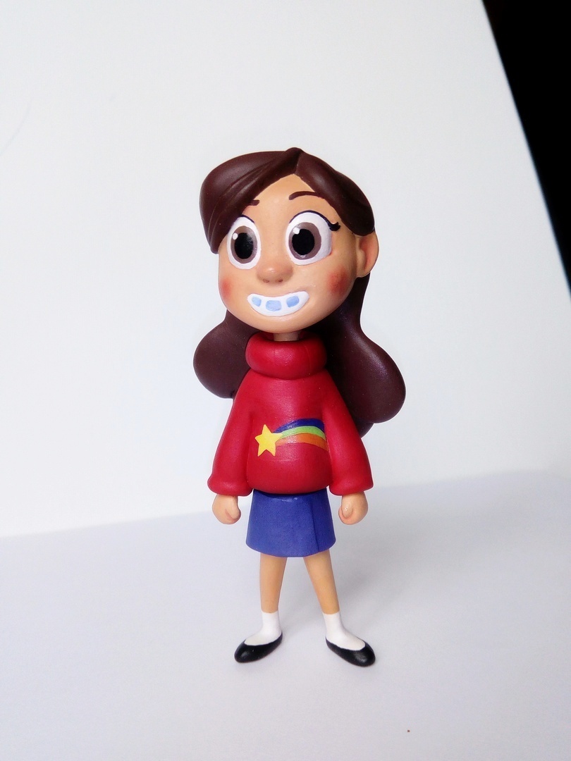 Gravity falls | Mabel - My, Gravity falls, Mabel, Figurine, Sculpture, Cartoons, Longpost, Mabel pines, Figurines