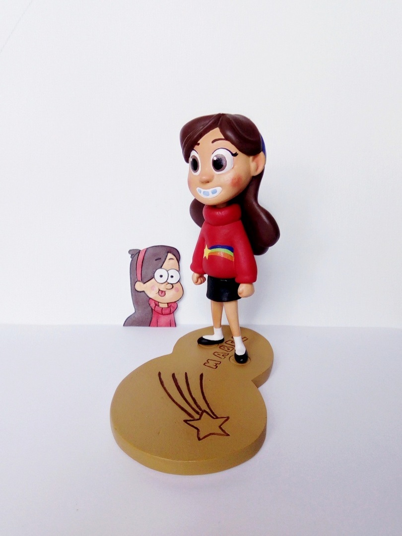 Gravity falls | Mabel - My, Gravity falls, Mabel, Figurine, Sculpture, Cartoons, Longpost, Mabel pines, Figurines