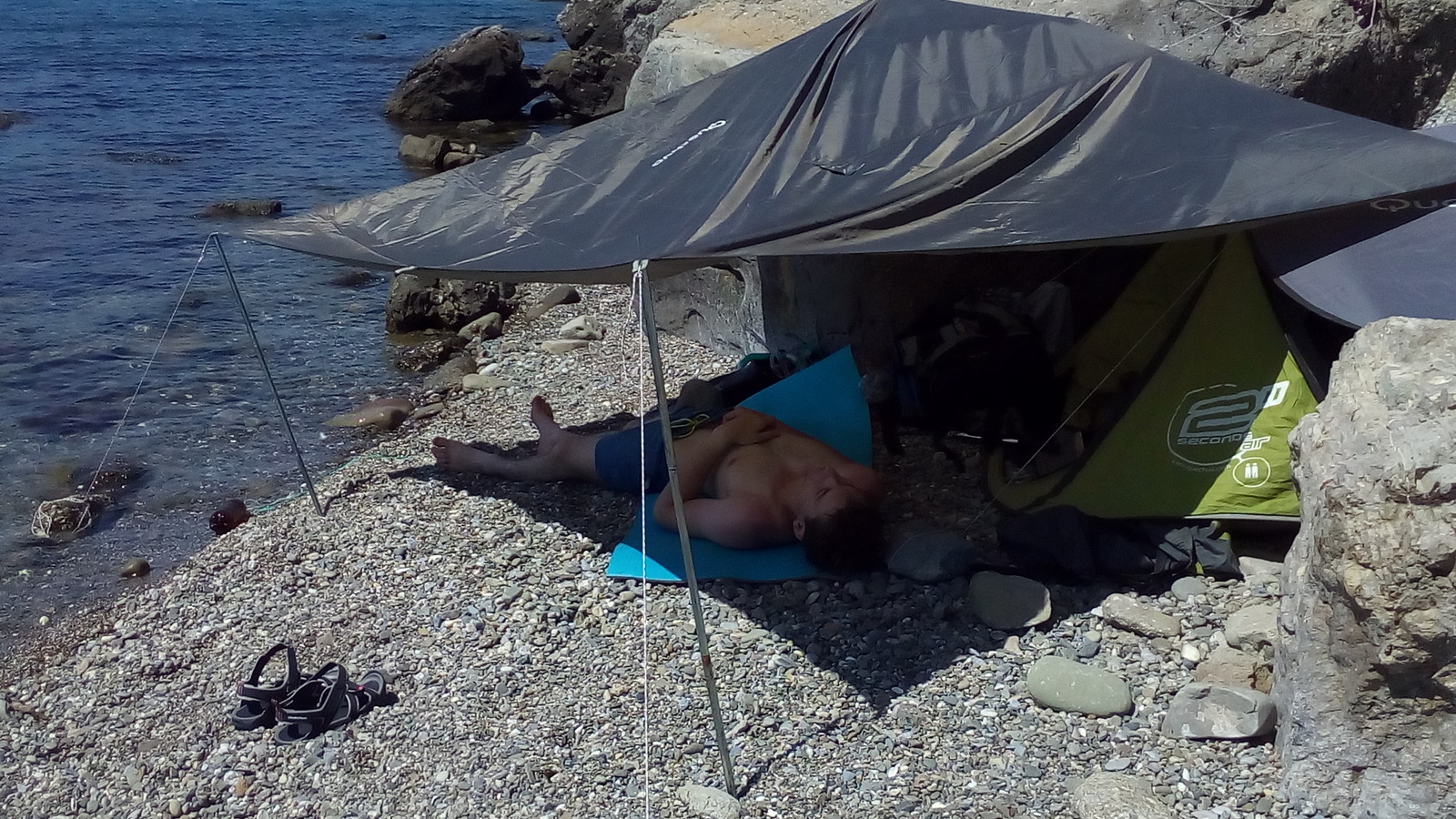 Traveling in Crimea with a tent (part 1) - My, Vacation, Crimea, Longpost, Video