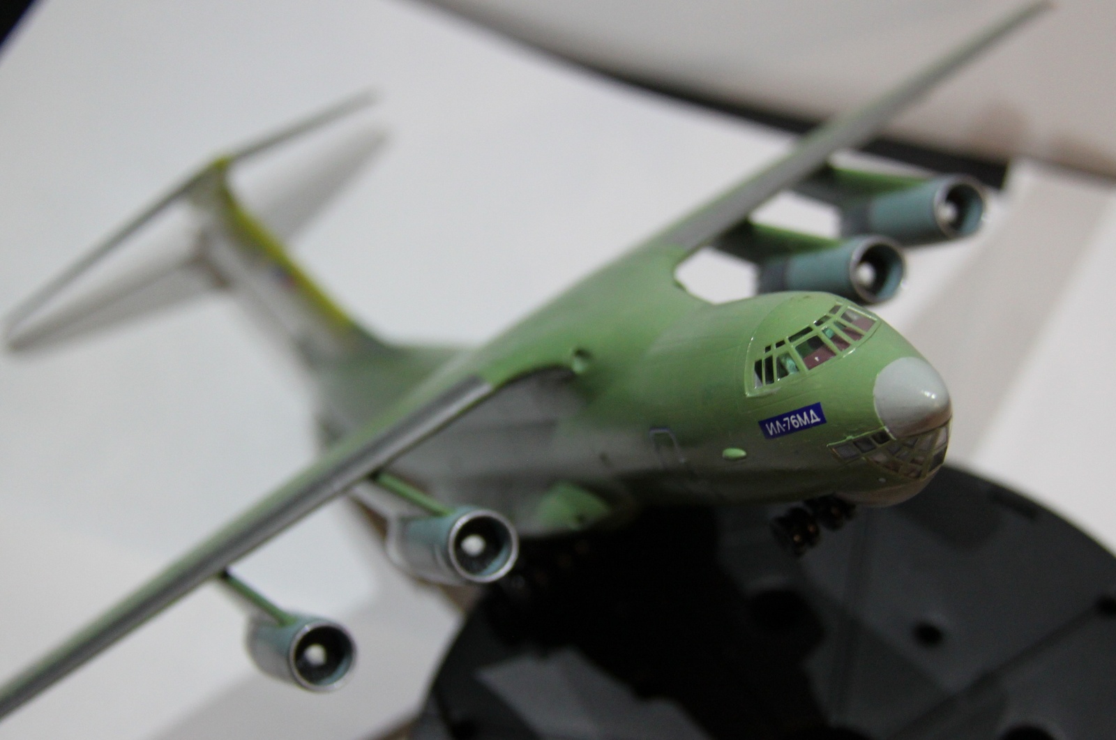 IL-76 model from Zvezda - My, Il-76MD-90A, Modeling, Aircraft modeling, Airplane, Longpost