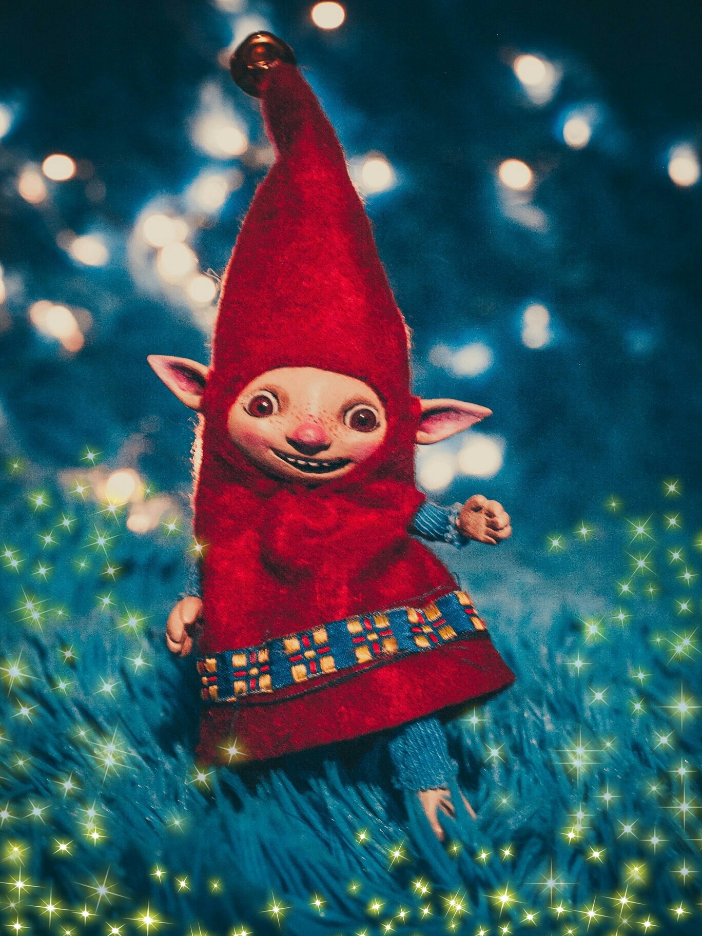 Elf from the cartoon Guardians of Dreams - My, Handmade, Polymer clay, Doll, Elves, rise of the Guardians, Longpost, Needlework without process, Art