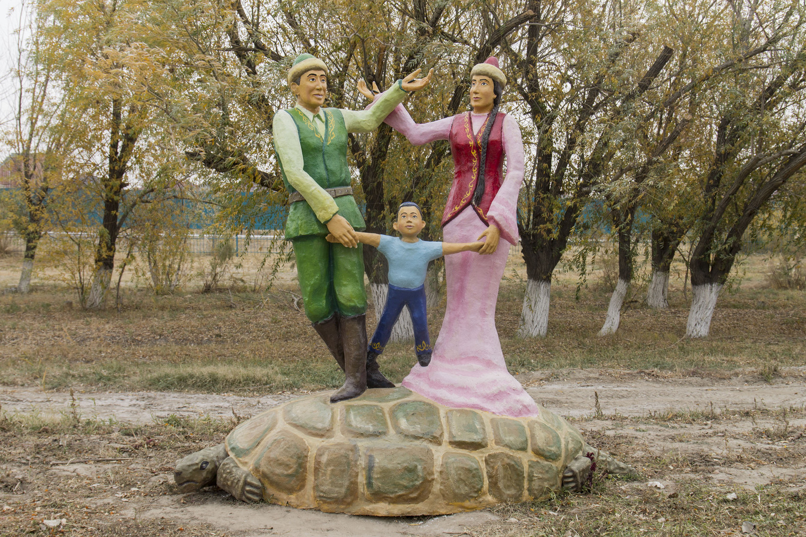 Somewhere in the south of Kazakhstan... - Art, Sculpture, Turtle, Kazakhstan