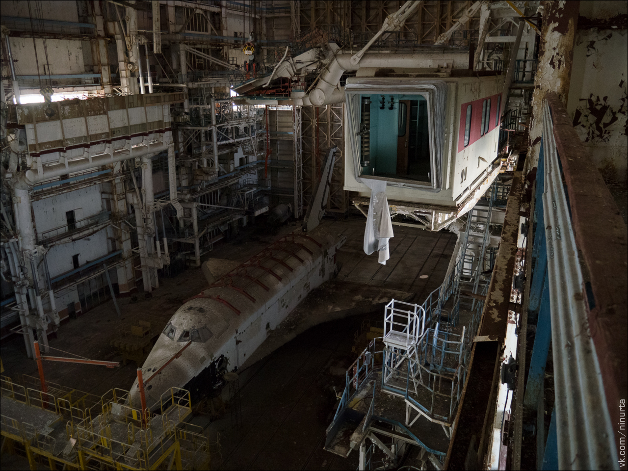 Assembly and filling complex. - My, Urbanphoto, Baikonur Cosmodrome, Buran, Abandoned, Urban exploration, Video, Longpost