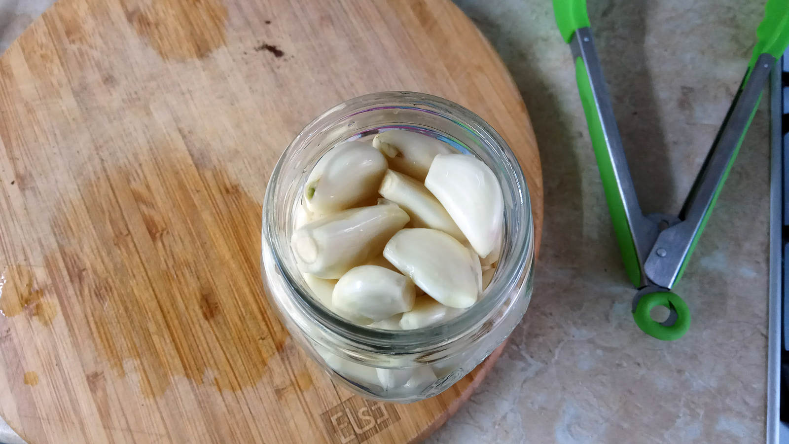 pickled garlic - My, , Garlic, Pickling, Recipe, The photo, Longpost