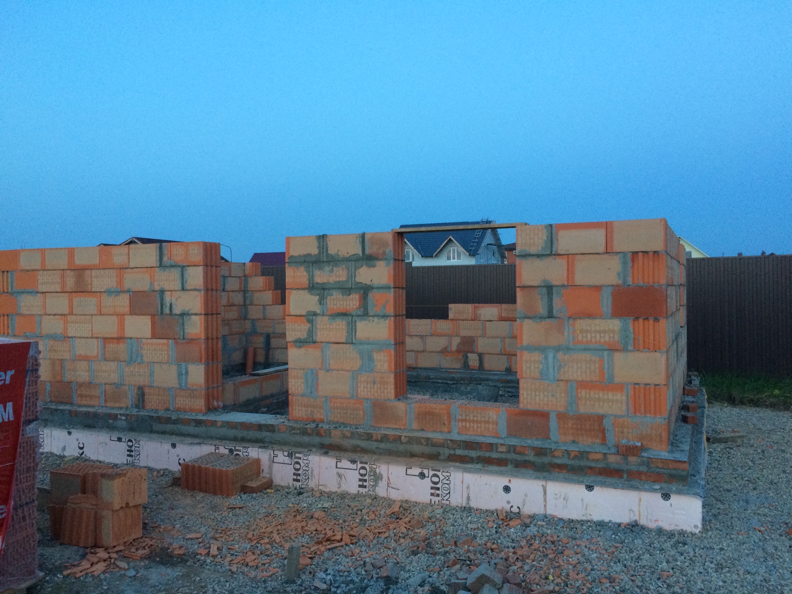 Brick bath 7x5 on their own for 300,000 rubles. - My, Building, , , Bath, , Brickwork, Longpost