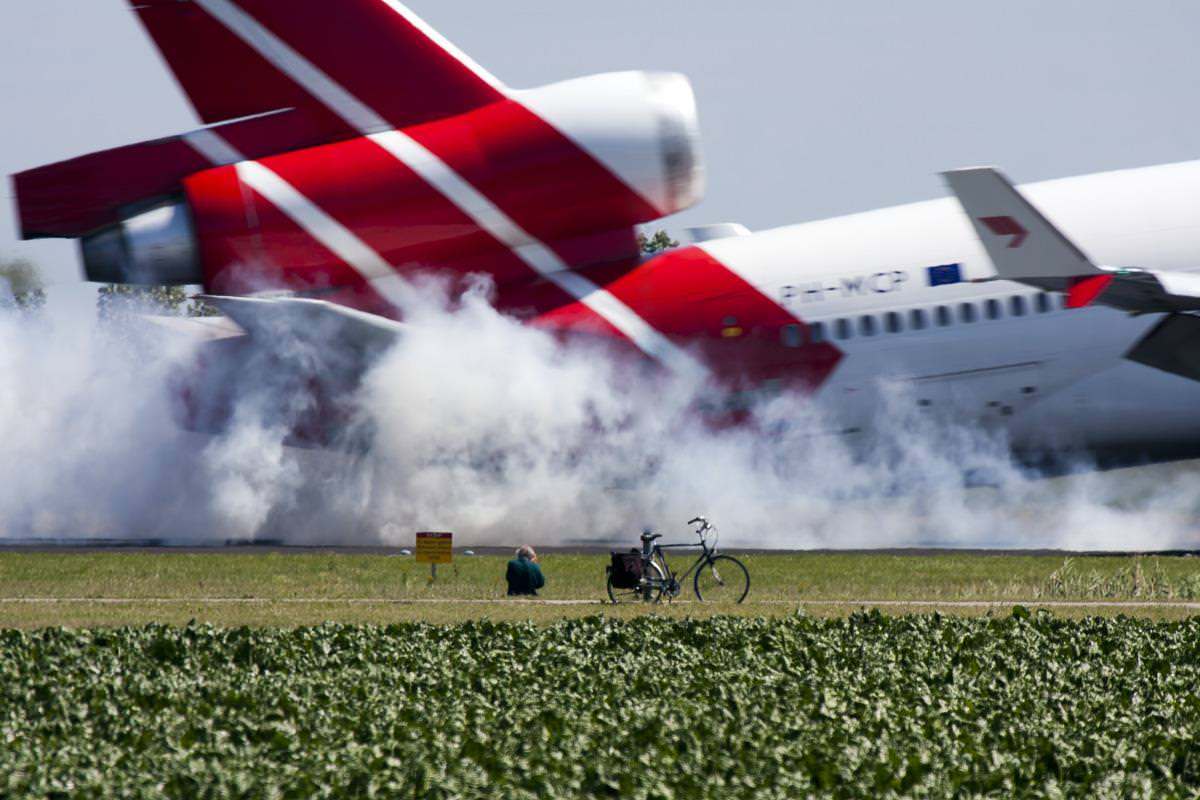 Landing - Aviation, Airplane, , , Aerodrome, Mcdonnell Douglas md-11