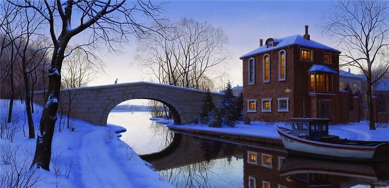 Evgeny Lushpin — Master of Surreal Landscape - Painting, , Cityscapes, Longpost, Street photography