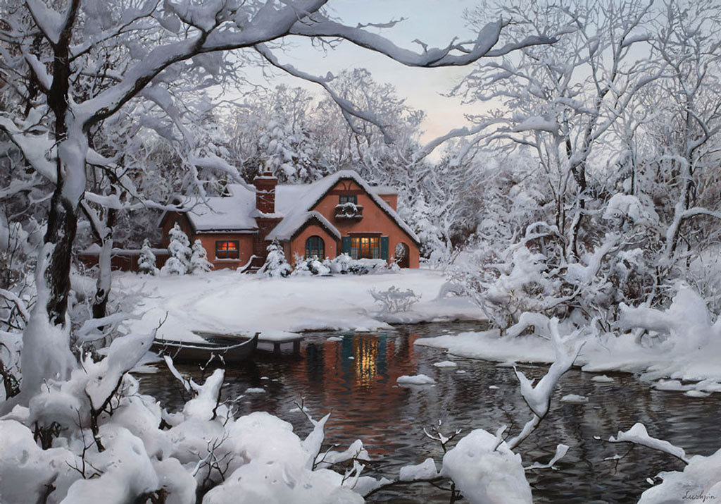 Evgeny Lushpin — Master of Surreal Landscape - Painting, , Cityscapes, Longpost, Street photography