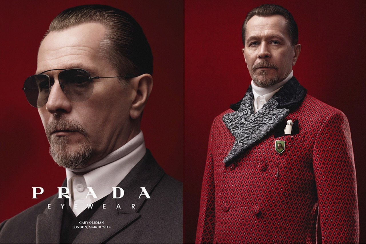 Willem Dafoe, Gary Oldman, Garrett Hedlund and Jamie Bell in an advertising campaign for Prada, 2012 - Gary Oldman, Willem Dafoe, Jamie Bell, , PHOTOSESSION, Actors and actresses, Prada, Longpost