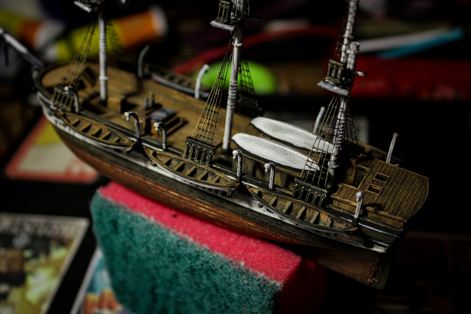 Whaling ship Charles Morgan, 1/200. Process - My, Ship modeling, Hobby, Ship, Sailboat, Longpost