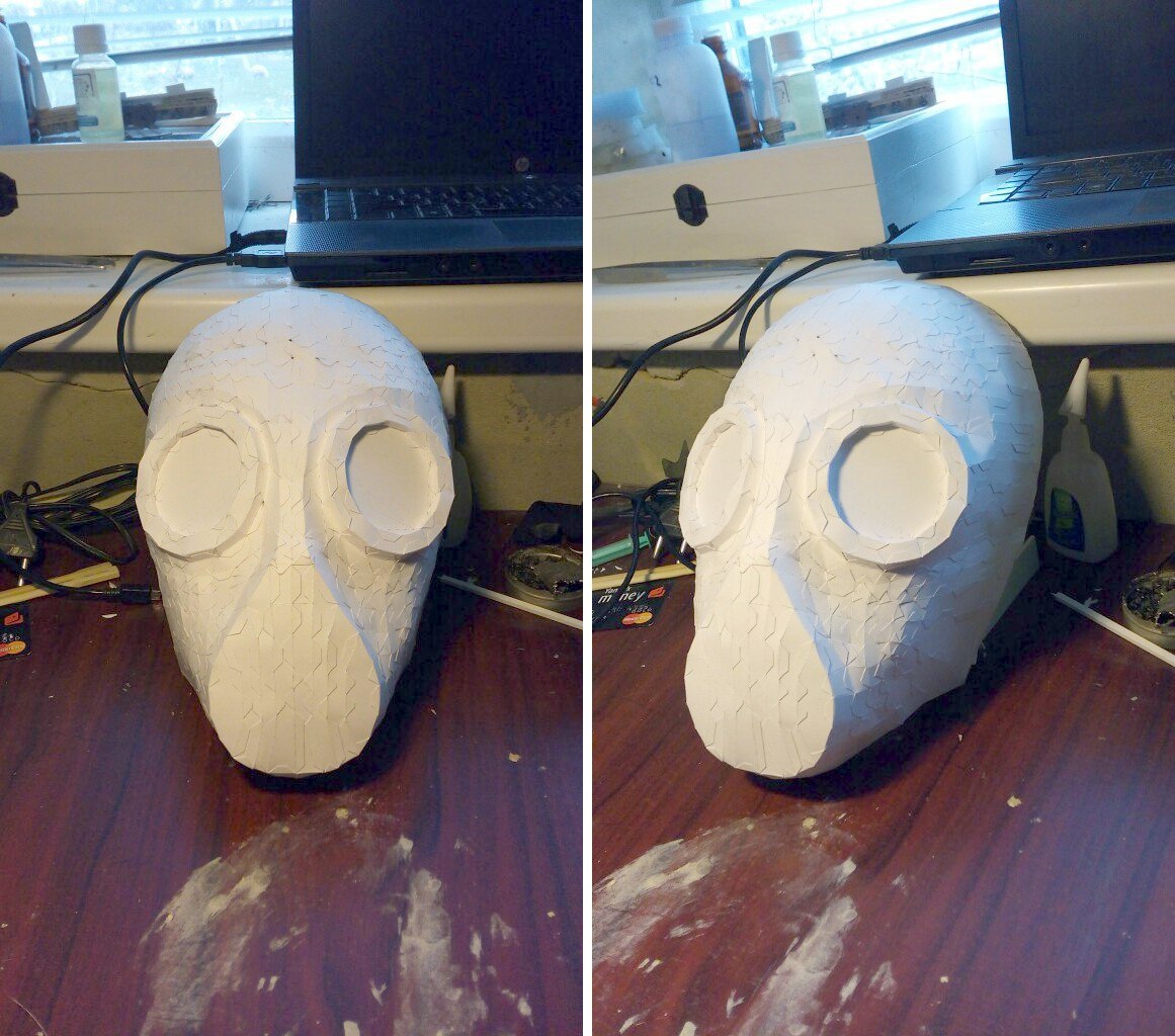 Vector's mask from the Resident Evil universe - My, Mask, Cosplay, Craft, With your own hands, Handmade, Vector, Resident evil, Longpost