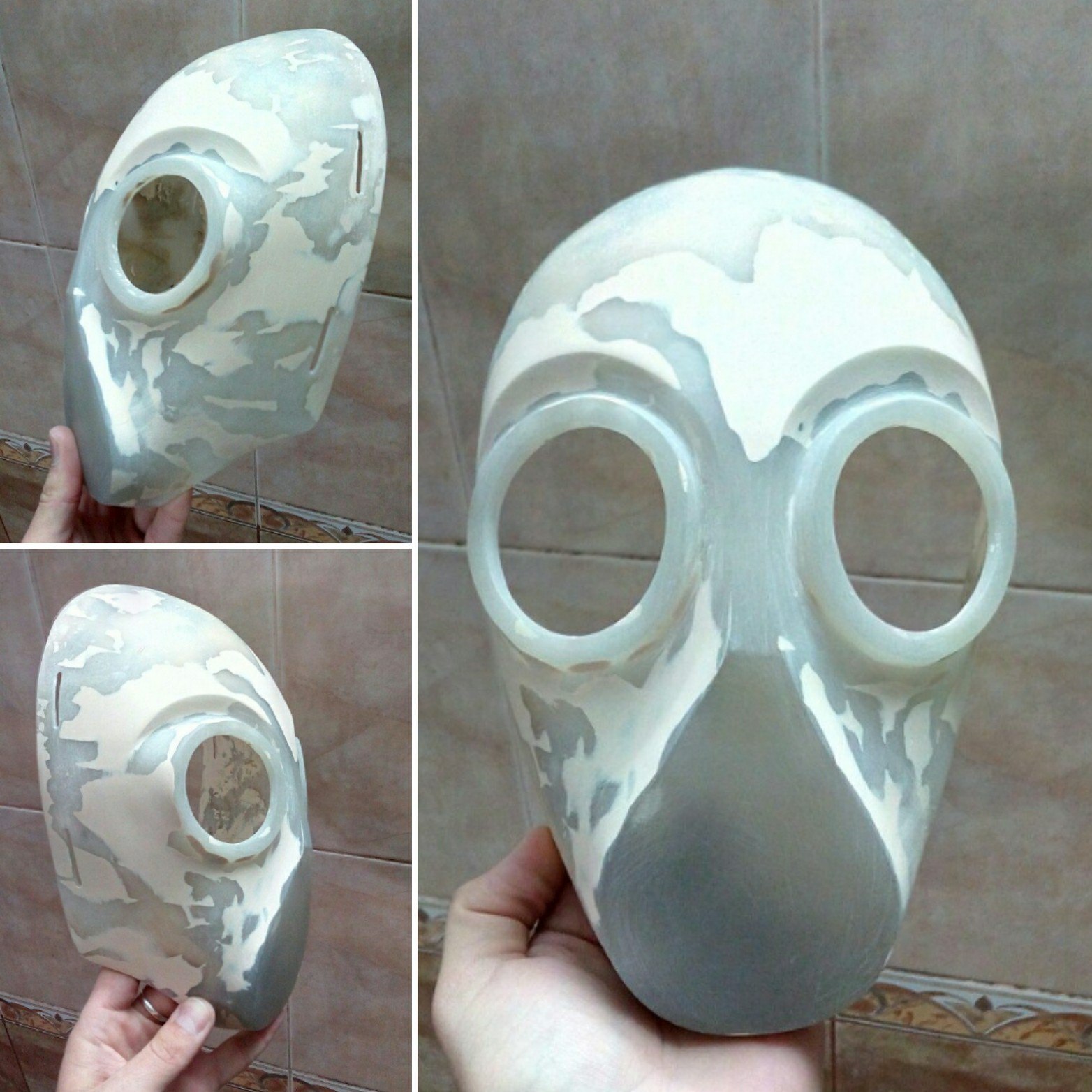 Vector's mask from the Resident Evil universe - My, Mask, Cosplay, Craft, With your own hands, Handmade, Vector, Resident evil, Longpost