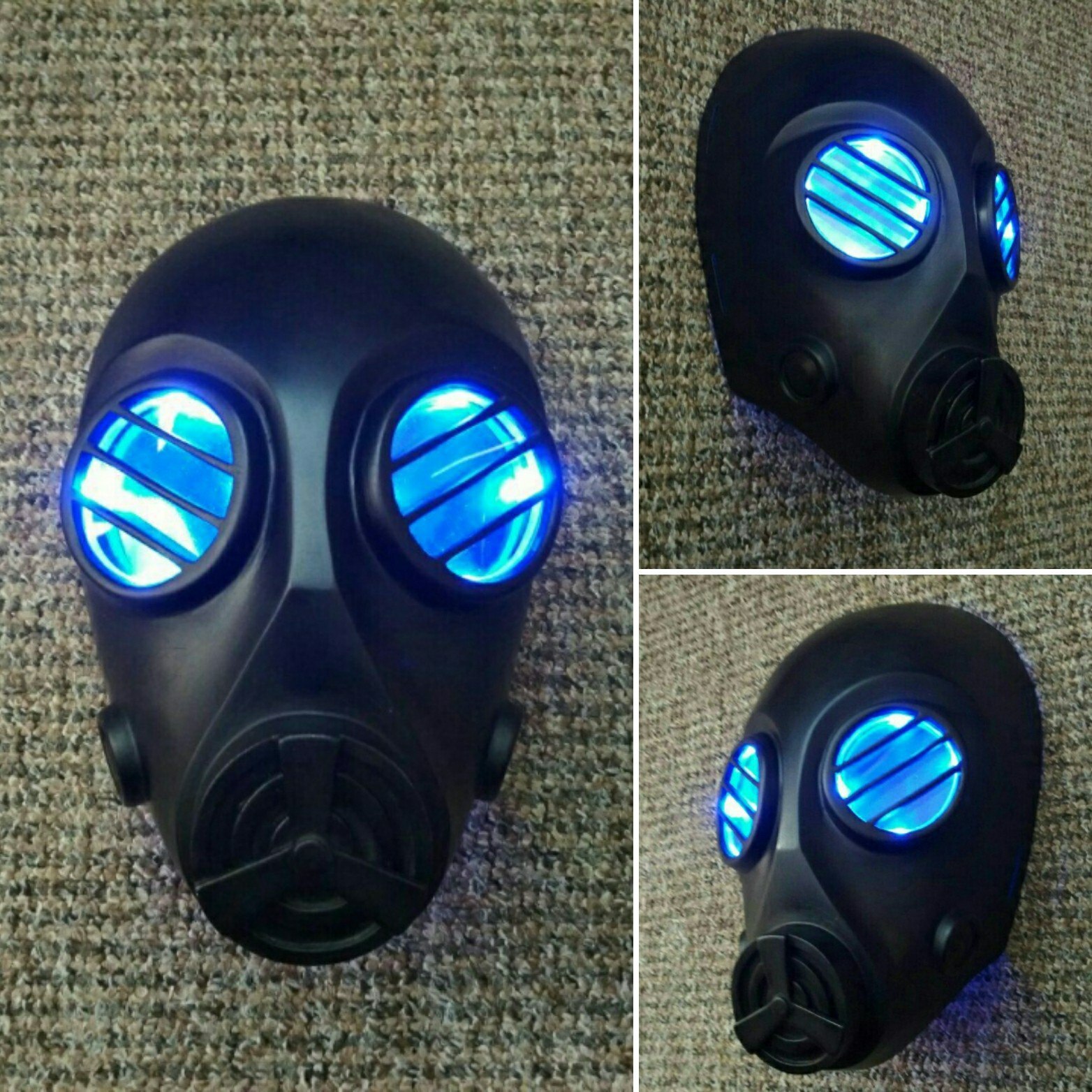 Vector's mask from the Resident Evil universe - My, Mask, Cosplay, Craft, With your own hands, Handmade, Vector, Resident evil, Longpost