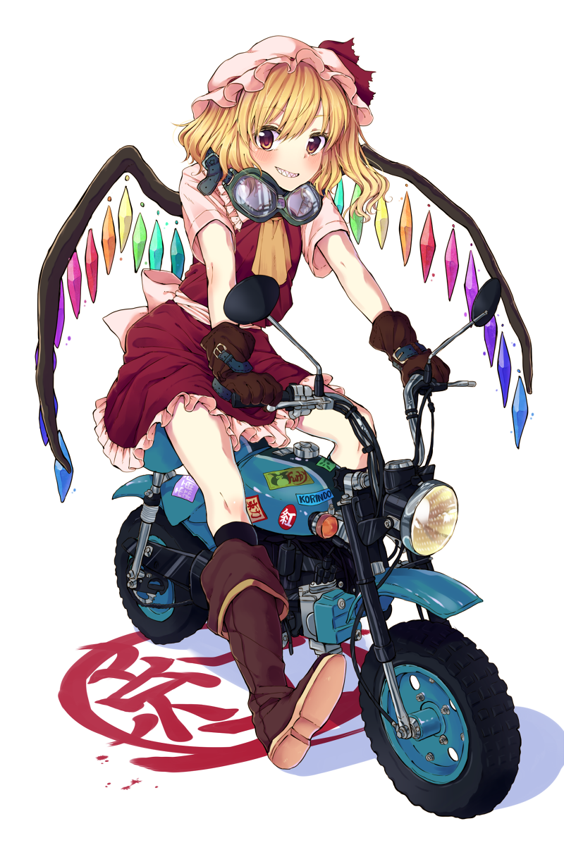 Moto Flanders - Anime, Anime art, Touhou, Flandre scarlet, Retota