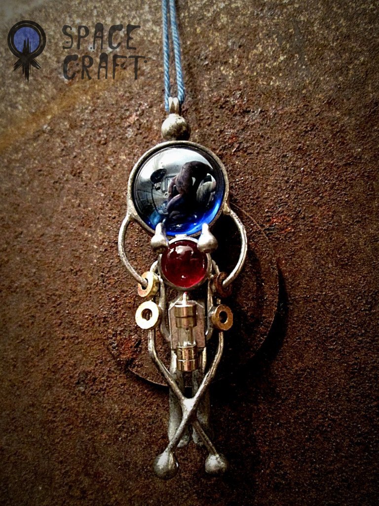 My fantasies Space Craft - My, Handmade, Art, Jewelry, Psychonauts, Drugs, Space, Boho, Longpost