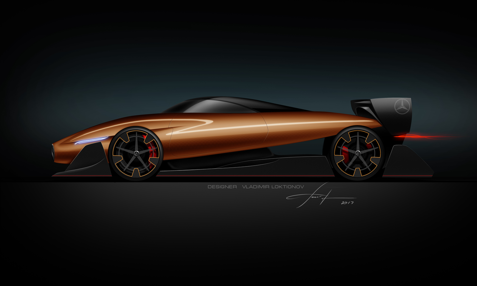 Mercedes-Benz Concept - My, Design, , Photoshop, Sketch, , Longpost