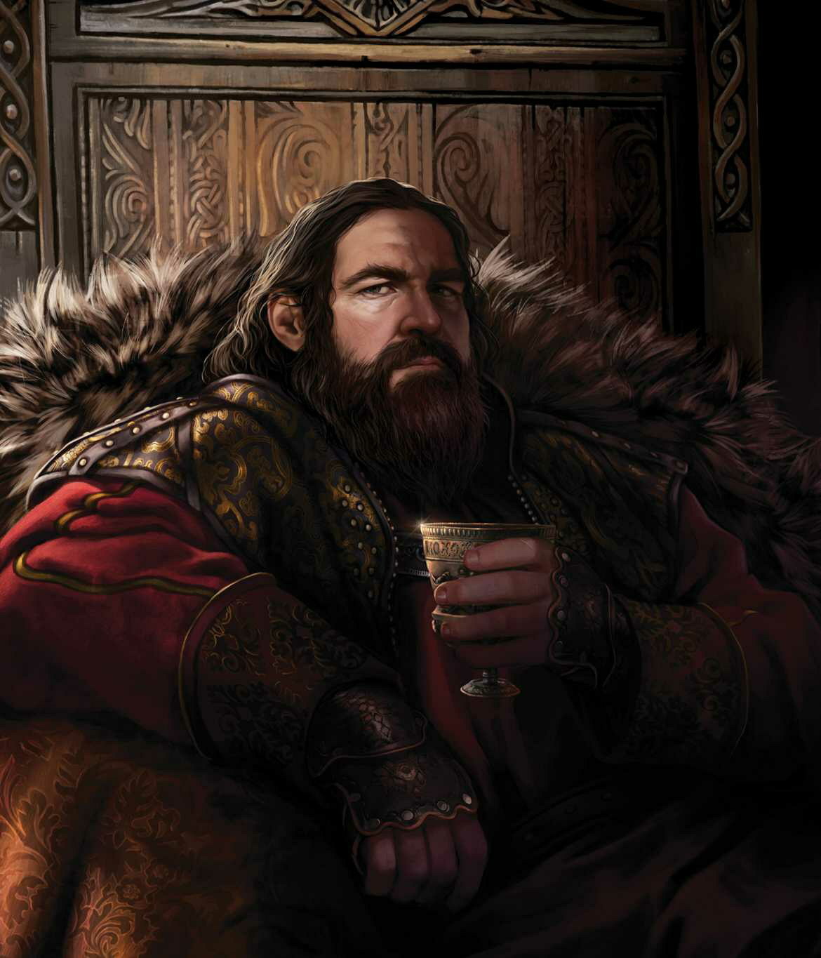 Illustrations by Magali Villeneuve - Game of Thrones, PLIO, Art, Robb stark, Jon Snow, Robert Baratheon, Khal Drogo, Longpost