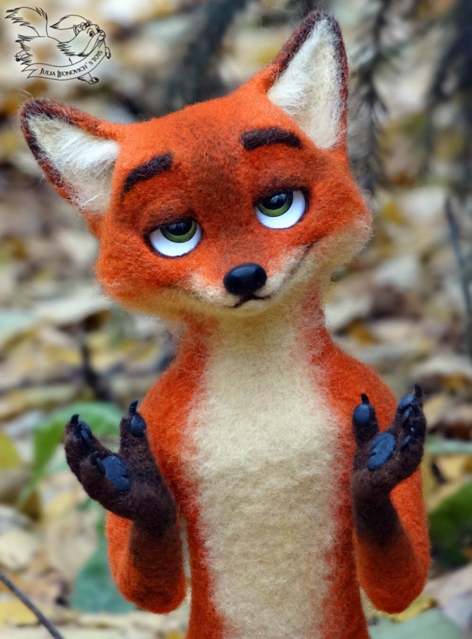 How do you like it? - Zootopia, Zootopia, Nick wilde, Statuette, Fan art, Author's toy, Longpost