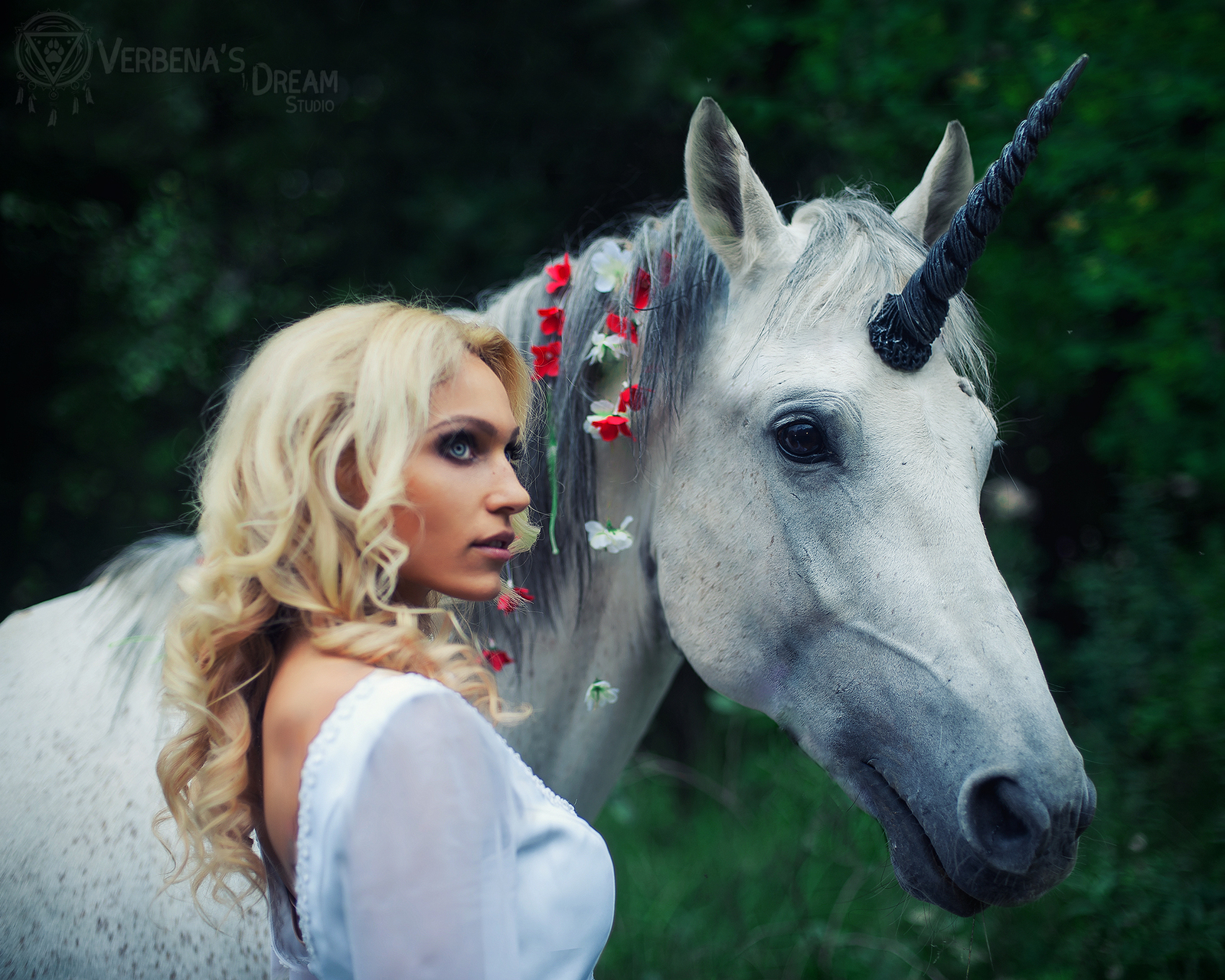 Maiden and Unicorn from Narva by Verbena's Dream Studio - Unicorn, , Horses, Cosplay, Fantasy, Longpost