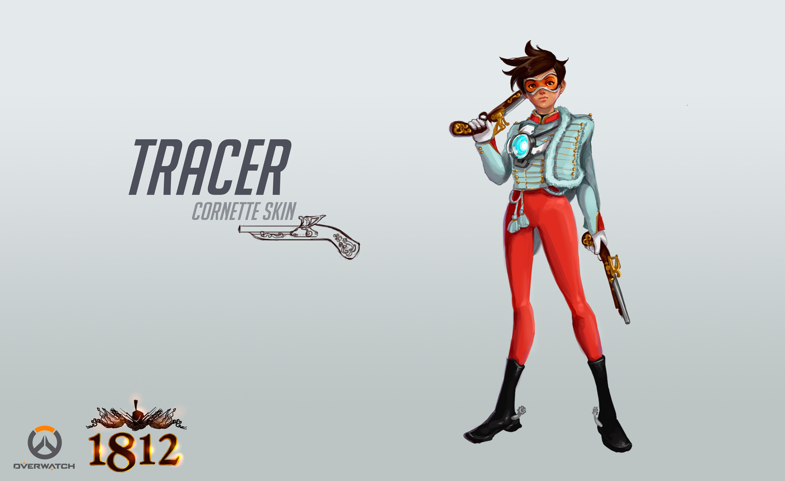 New skins for Overwatch - 1812 - My, Overwatch, Mercy, Widowmaker, Tracer, Torbjorn, Mei, , Longpost