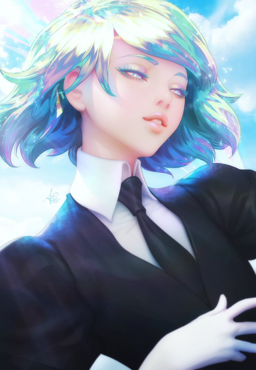 Diamond - Anime Art, Аниме, Houseki No Kuni, Diamond, Artgerm