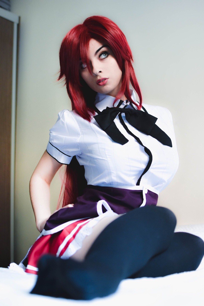 DxD cosplay - NSFW, High School DXD, Rias Gremory, Cosplay, Anime, Longpost