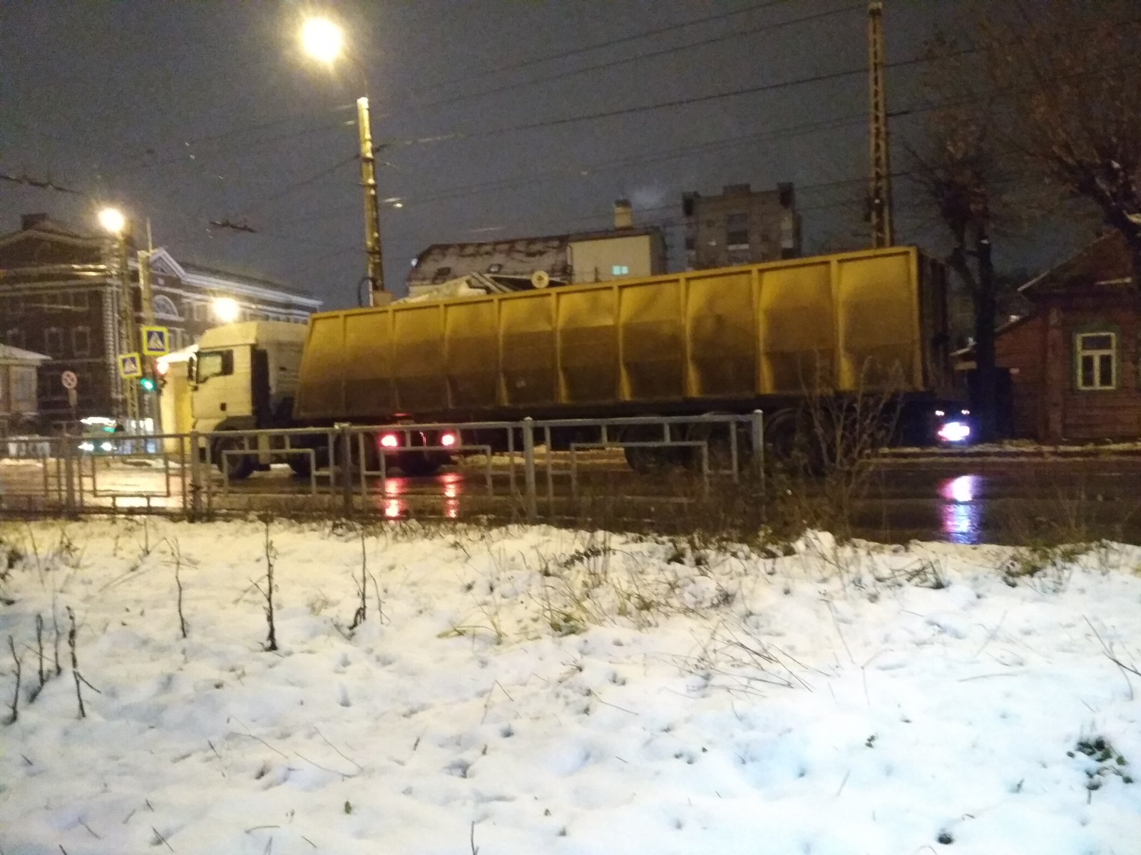 tractor trailer - My, Tractor, Truck, Trailer, What's this?, The photo