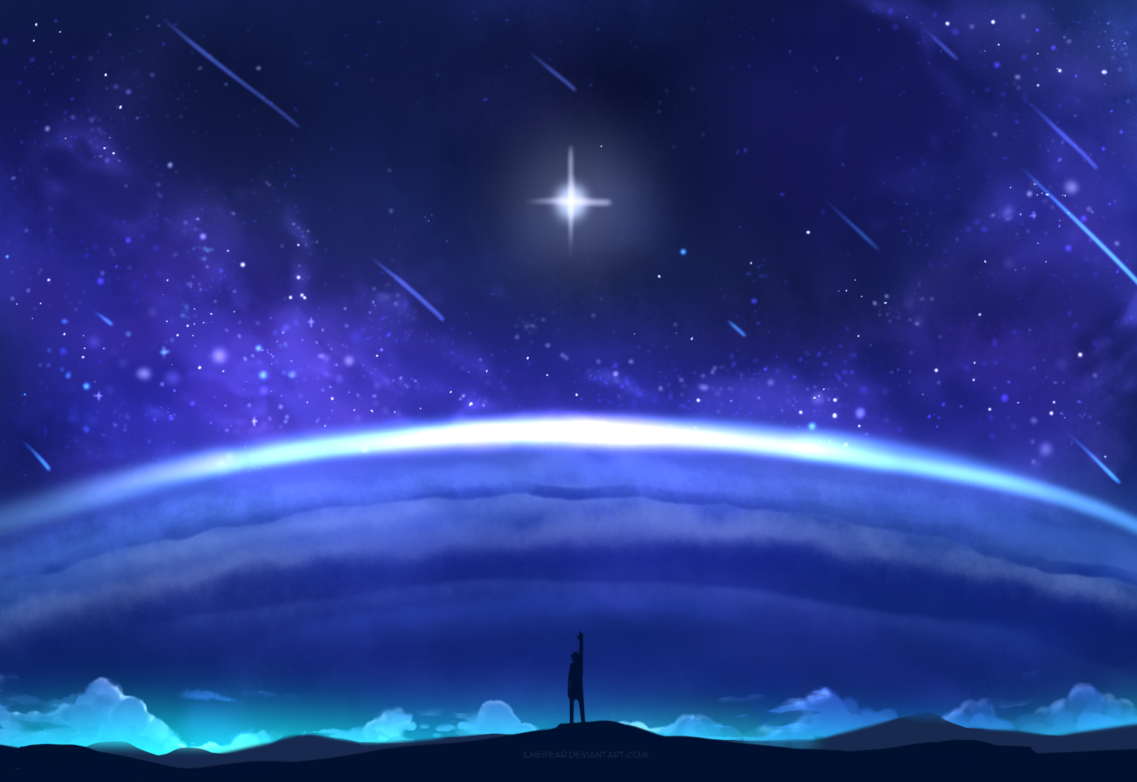 Reach the Sky - Art, Drawing, , , Starfall