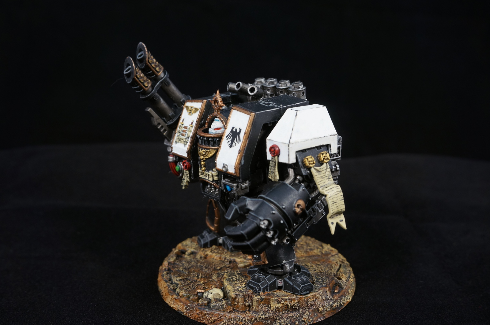 Raven Guard Dreadnoughts - Моё, Wh miniatures, Warhammer 40k, Raven Guard, Миниатюра, Моделизм, Покраска, Длиннопост