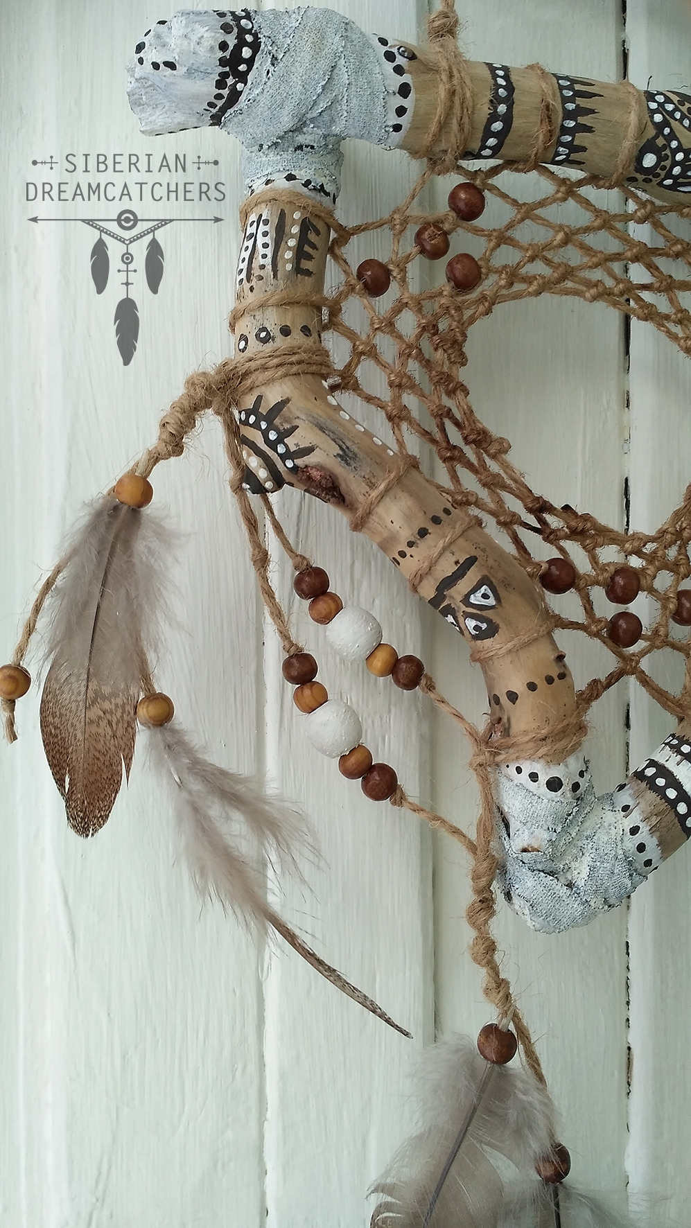 Dreamcatchers from river snags - My, My, Friday tag is mine, Needlework without process, , Painting on wood, Ethnic, Longpost