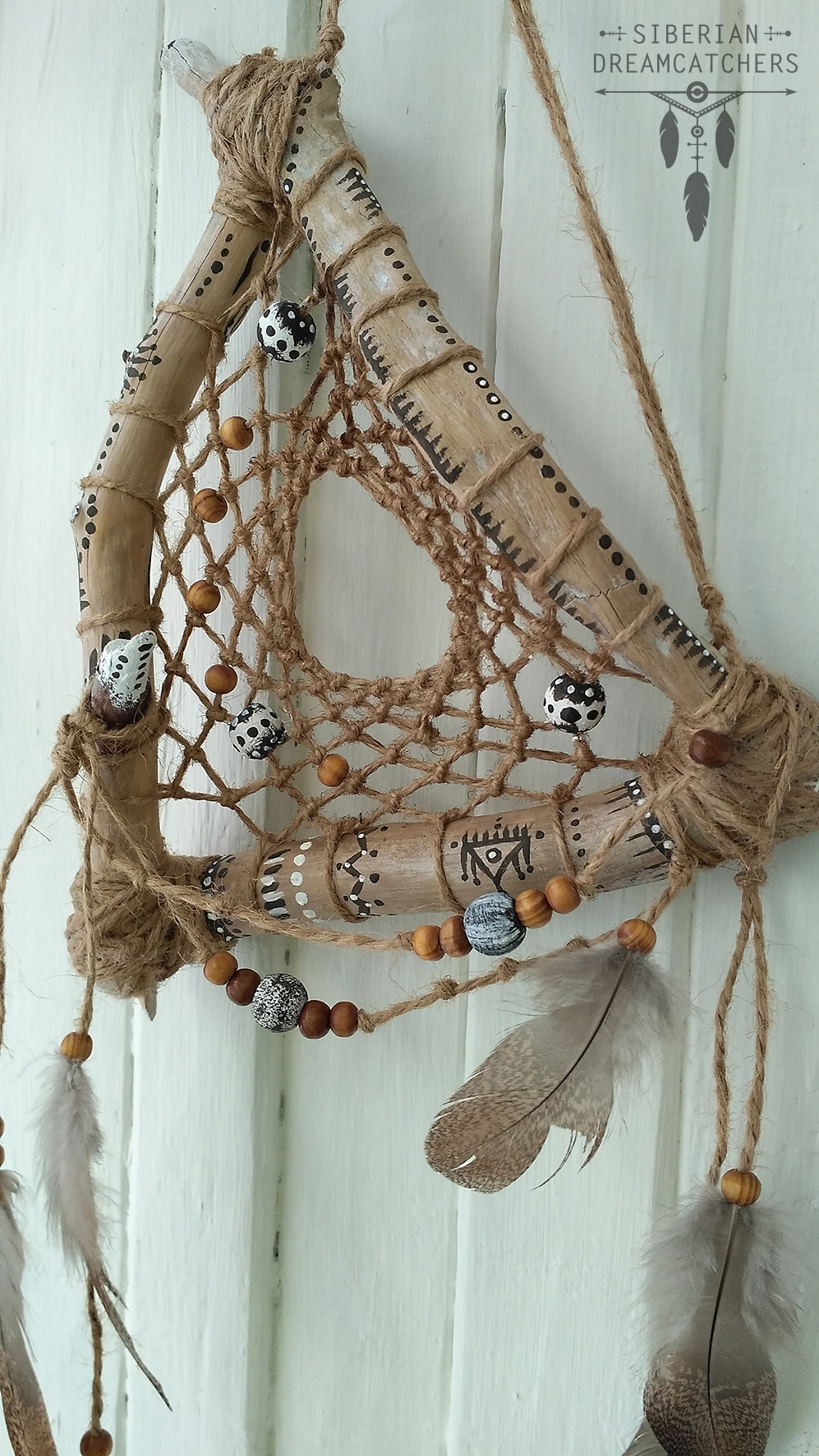 Dreamcatchers from river snags - My, My, Friday tag is mine, Needlework without process, , Painting on wood, Ethnic, Longpost