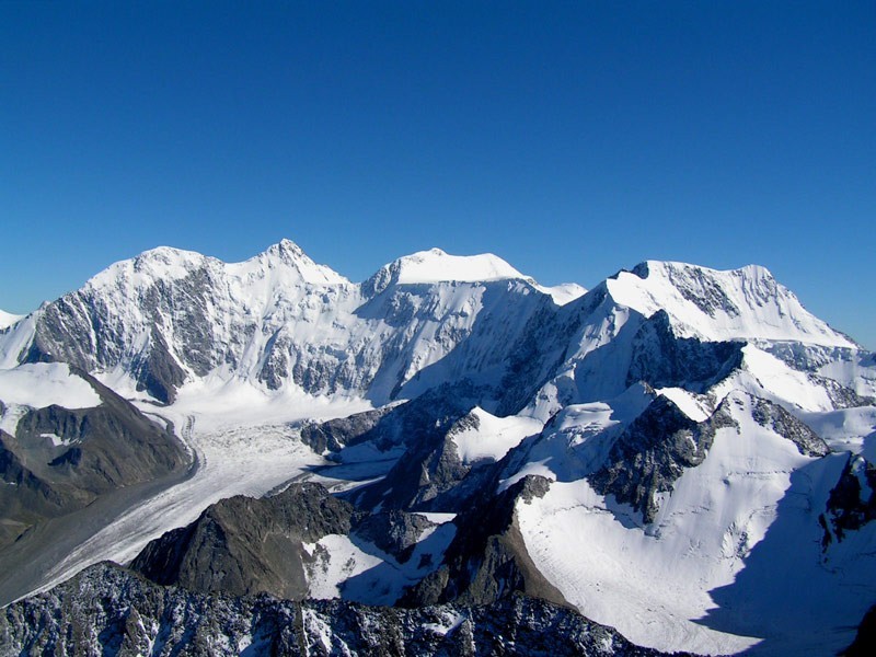 Mount Belukha, Gorny Altai - Mountain Altai, The mountains, Beluga Whale Mountain, Altai Republic