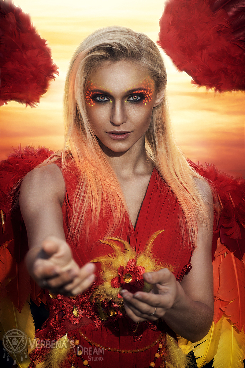 Phoenix by Verbena's Dream Studio - Феникс, Phoenix, Жар-Птица, Крылья, Огонь, Косплей, Длиннопост