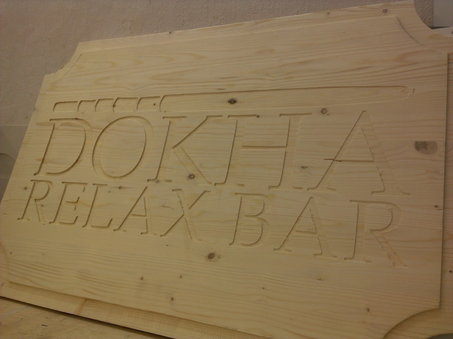 Signboard for Relax bar)) - My, Signboard, CNC, Old man, Longpost