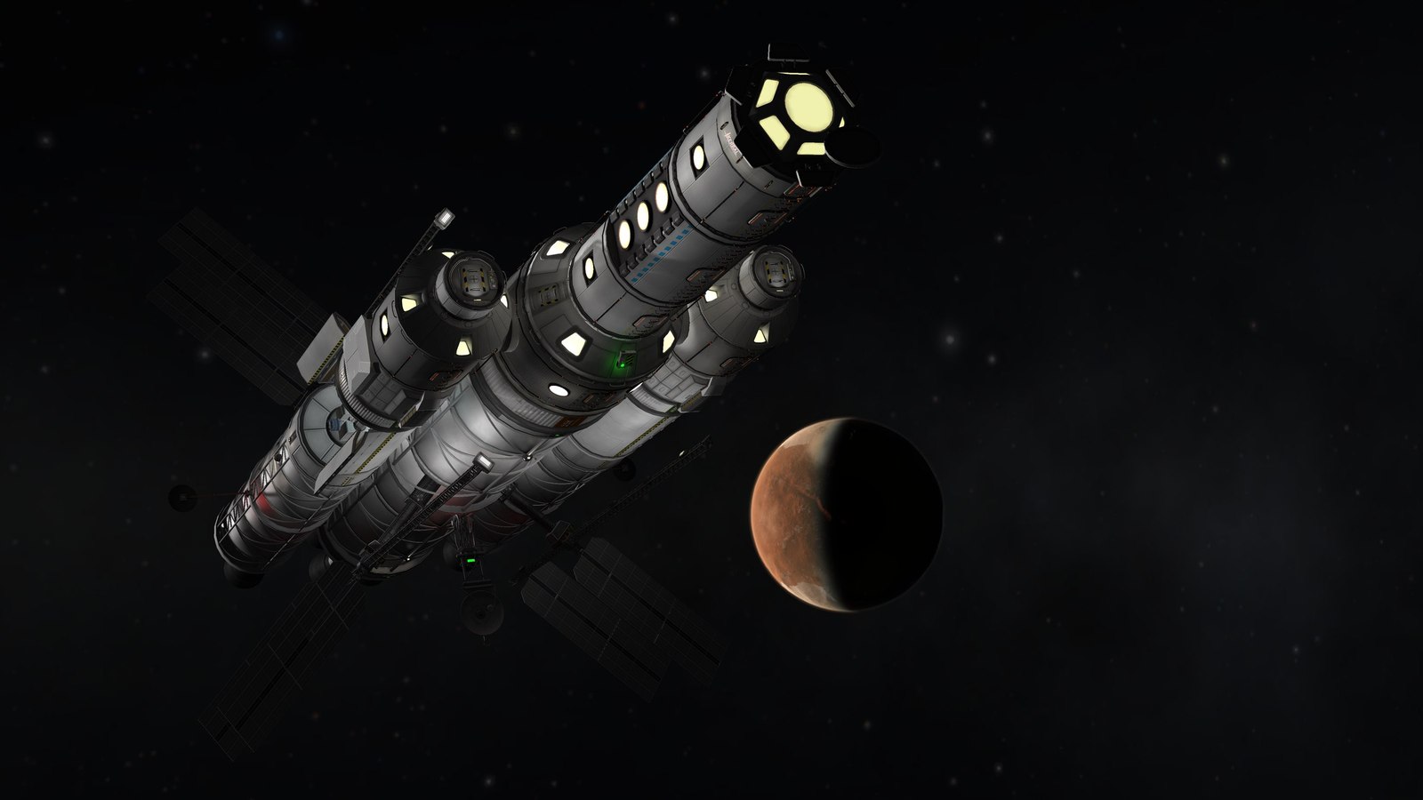 [Kerbal Space Program] Nyx Interplanetary Ship. Part 3. Homecoming and a glorious death in the fire. - My, Kerbal space program, Games, Longpost