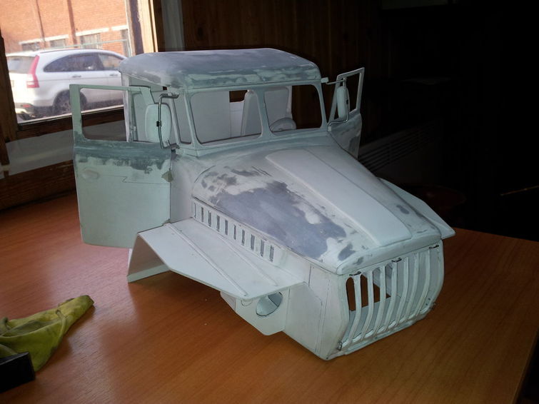 Homemade Ural 6x6 in 1/10 scale - Ural, Homemade, Modeling, Copy-paste, Longpost