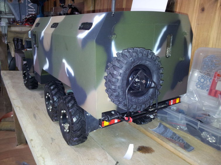 Homemade Ural 6x6 in 1/10 scale - Ural, Homemade, Modeling, Copy-paste, Longpost